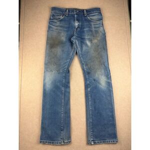 Levi's 517 Jeans Men's 32x34 Blue Straight Leg Faded Worn Workwear Vintage Style